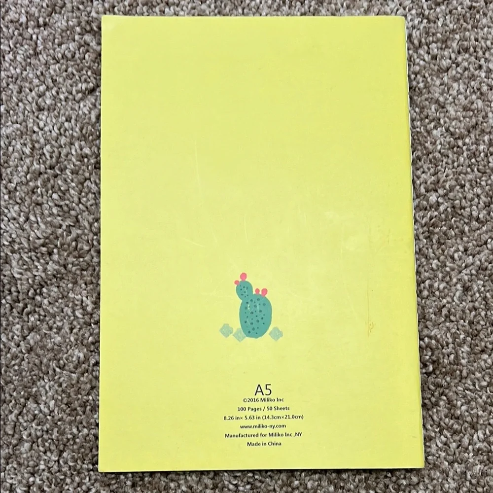 MILIKO 50 Sheet / 100 Page Notebook Journal with Fun Patterns Set of 3